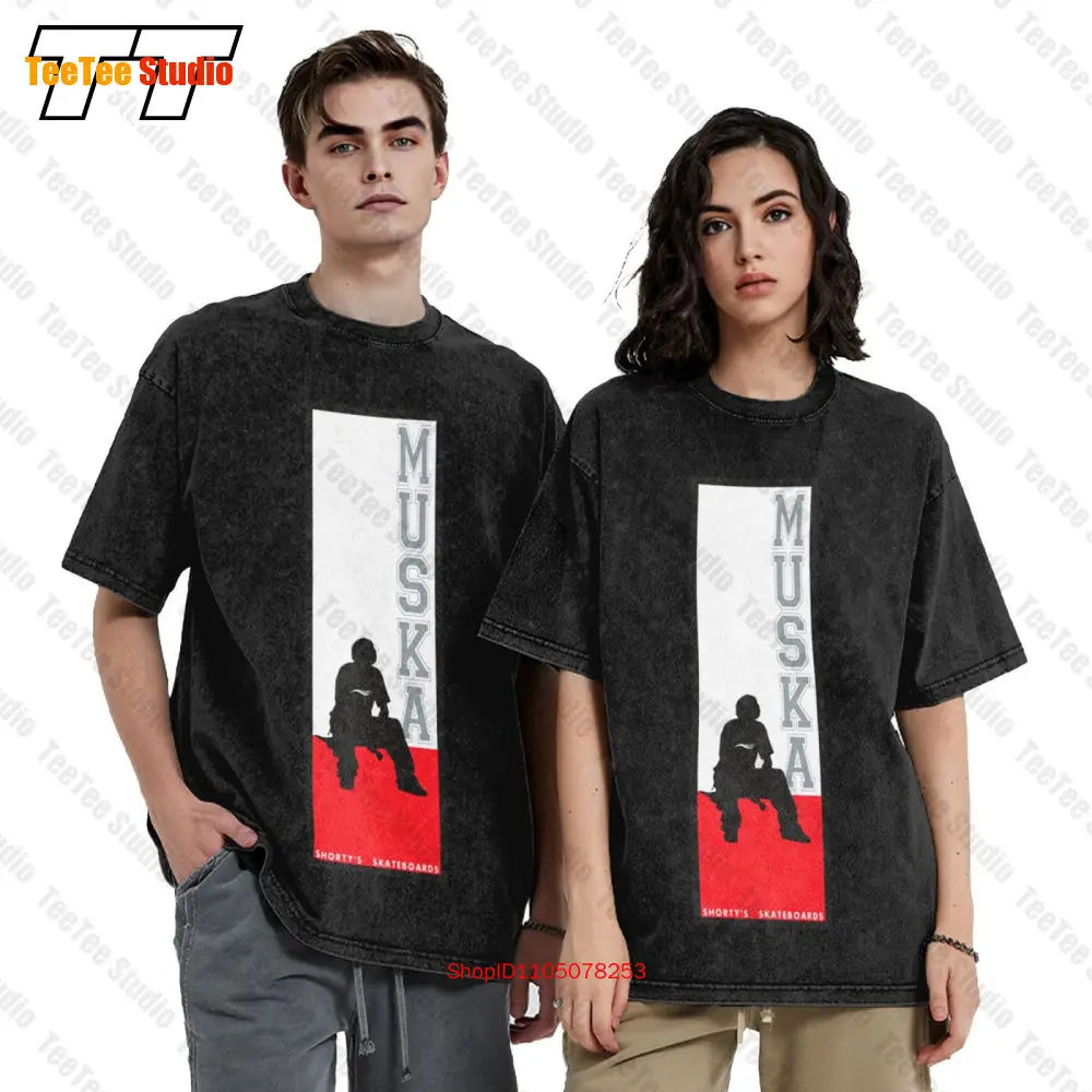 Shortys Hardware Chad Muska Board Skateboard Vintage Oversized T-Shirt 0LN8