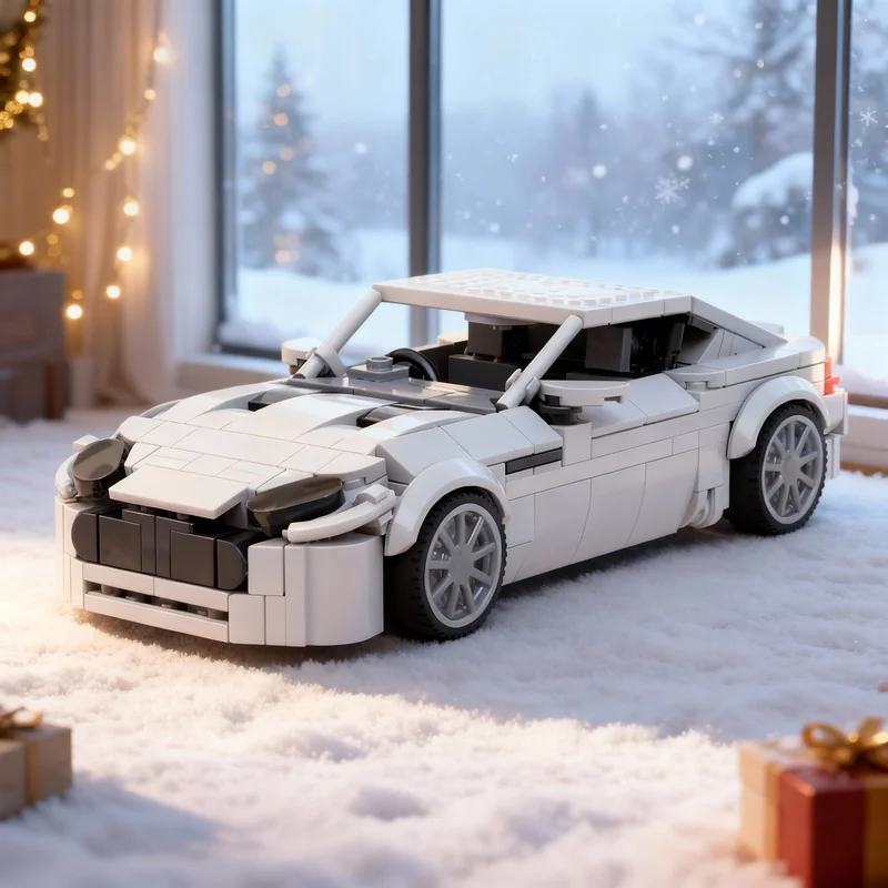 

Набор строительных блоков MOC City Champions Aston Martin Vantage, 371 деталь, конструктор, рождественский подарок, развивающая игрушка для детей