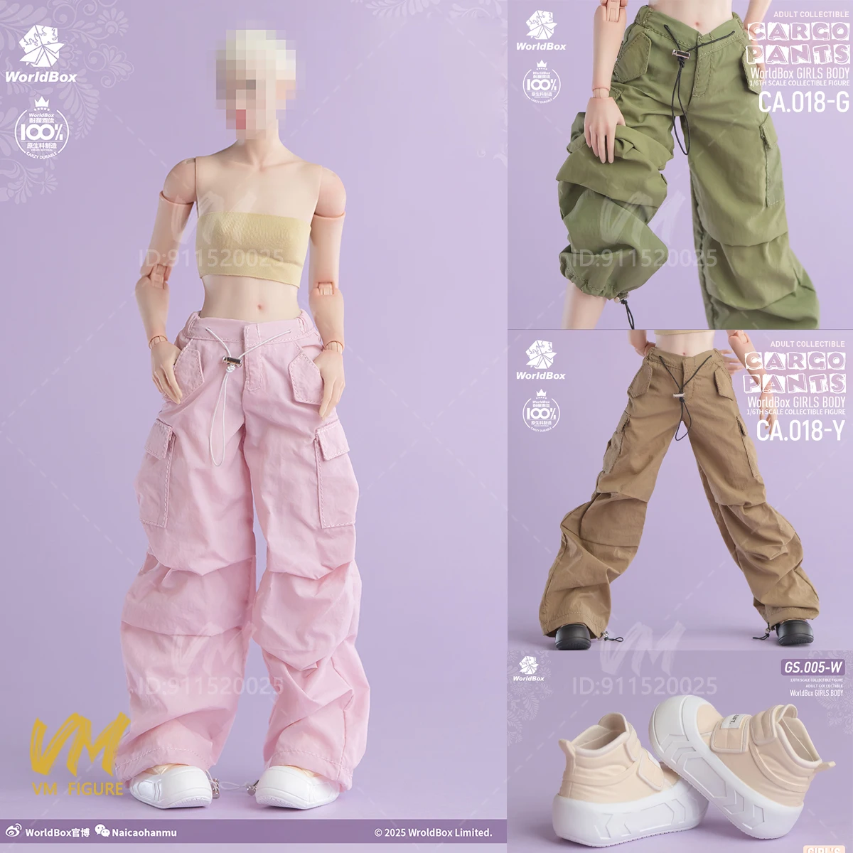 1/6 Worldbox CA018 GS005 CS018 متعدد الجيوب العمل السراويل الخبز الأحذية الصلبة حذاء الملابس الداخلية صالح 12 ''الجندي عمل الشكل الجسم دمية