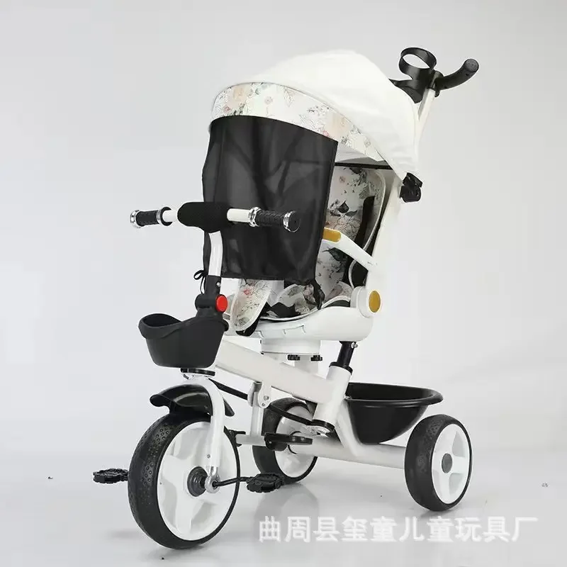 Children's Tricycles Bicycles for Sitting and Lying Down Baby Strollers Rotating Seats Walking Tools for Children