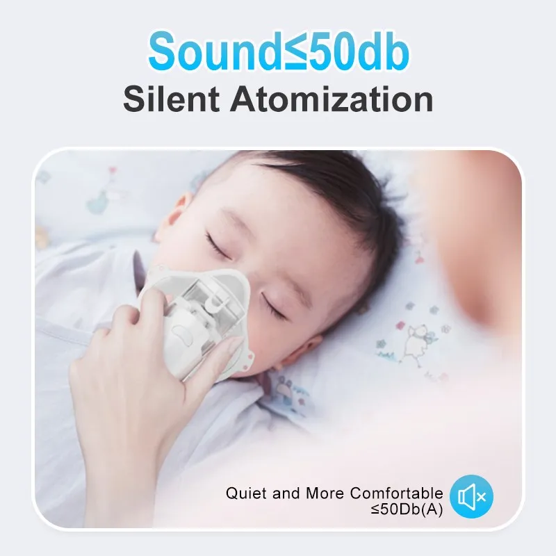 Medical Handhe Portable Nebulizer Inhalator Adult Kids Mini Silent Steam Nasal Humidifier Inhaler Tools Nebulizer Asthma