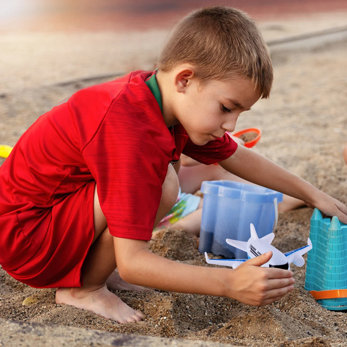 

12 PCS Airliner Pull Back Toy Kids Airplane Model Simulation Passenger Toys for Boys