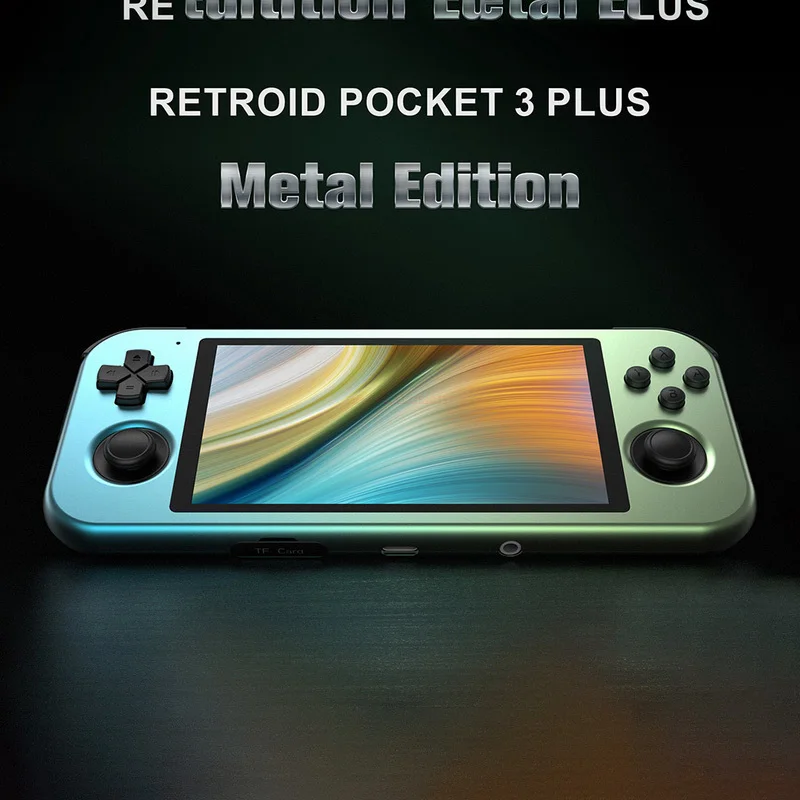 

4.7inch Touch Screen Retroid Pocket 3plus Metal Edition Handheld Game Player 4g+128g Unisolc T618 Cpu:2*a75@2.0ghz+6*a55@2.0ghza