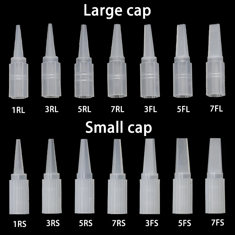 

Наконечники иглы для перманентного макияжа 1RL, 50 шт., наконечники игл для татуировки, колпачки для перманентного макияжа бровей, губ, тату-машинки