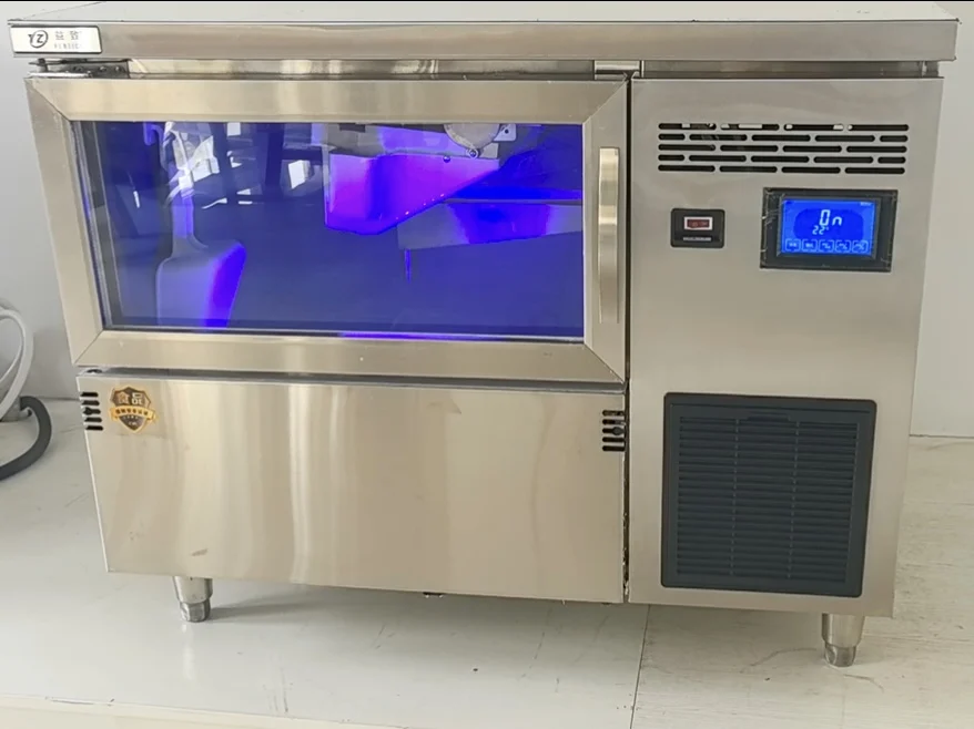 OEM/ODM Supported Big Ice Cube Ice Making Machine 3x3x3cm Large Cubes Ice Maker Machine Commercial