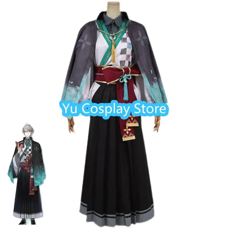 Yutuber VTuber Kaida Haru Cosplay Costumes Fancy Japanese Kimono Party Suit Halloween Carnival Uniforms Custom Made