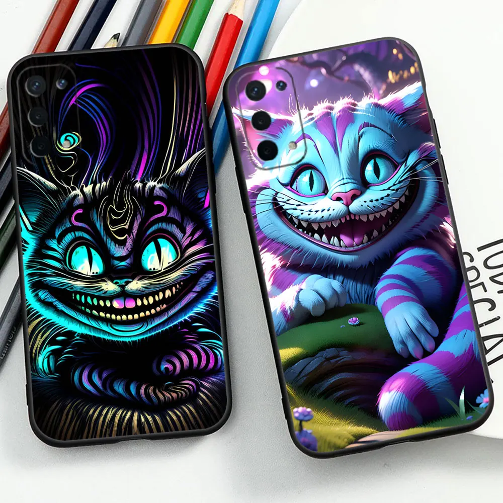 Cheshire Cat Alice in Wonderland Case For OPPO A98 A96 A94 A93 A92 A92S A91 A78 A74 A73 A72 A58 A57 A55 A54 A53 A52 A17 5G Cover