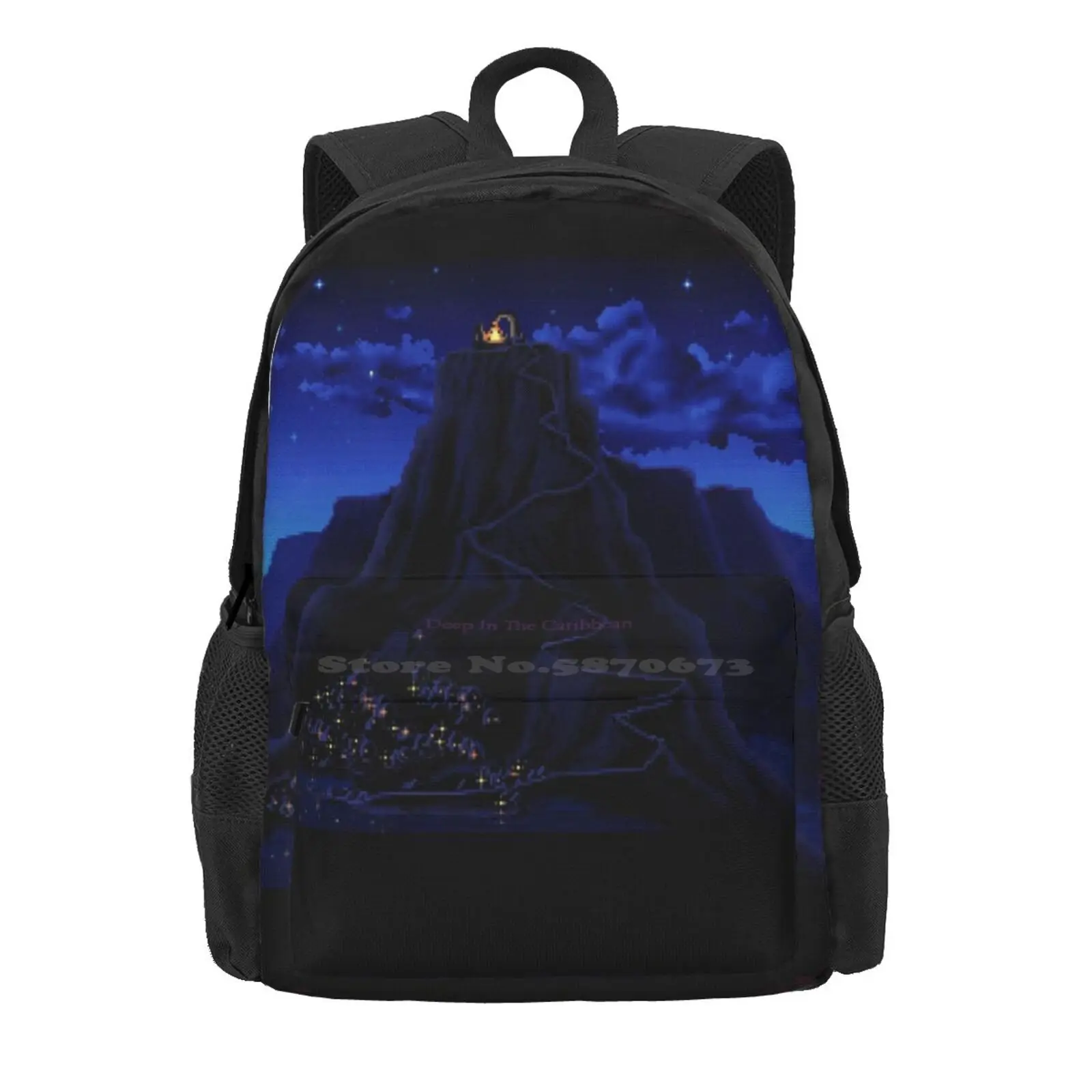 Monkey Island Deep In The Caribbean Hot Sale Schoolbag Backpack Fashion Bags Monkey Iceland Lucasarts Lucasfilm