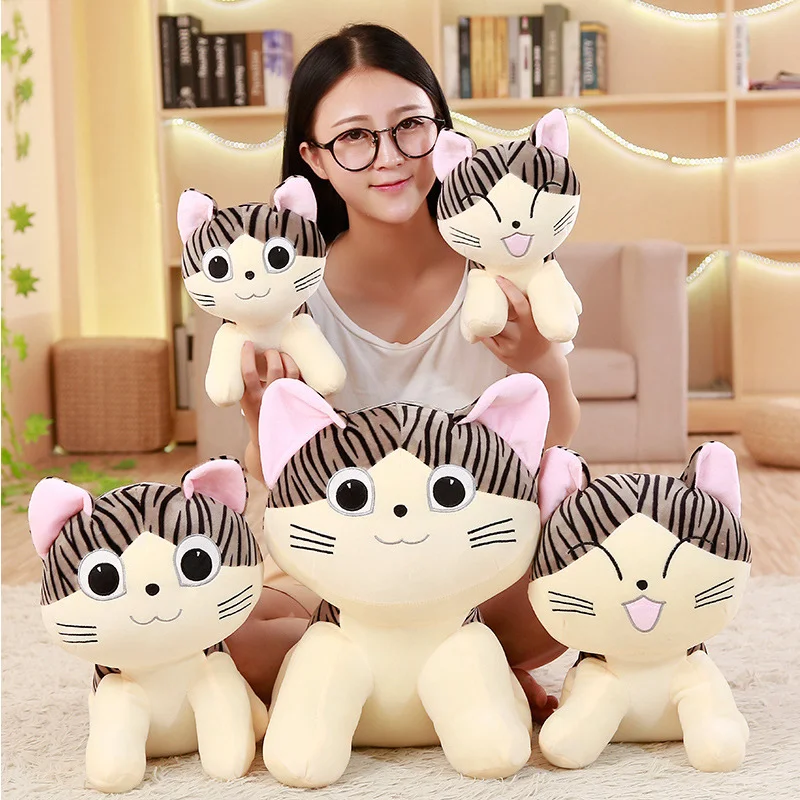 25/35/45CM Plush Toys Chi Cat Stuffed Soft Animal Dolls Gift Kids Kawaii Pillow Cat Toys Sweet Home Ornament Decorate New 2022