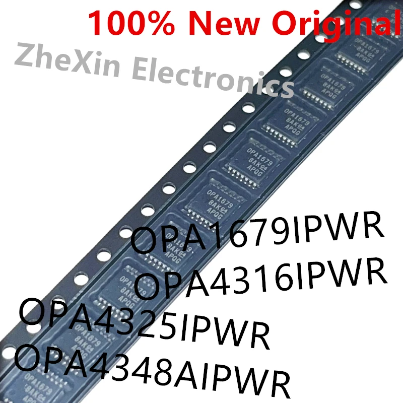 10PCS/Lot  OPA1679IPWR  OPA1679 、OPA4316IPWR  OPA4316 、OPA4325IPWR  4325 、OPA4348AIPWR  OPA4348A  New operational amplifier chip