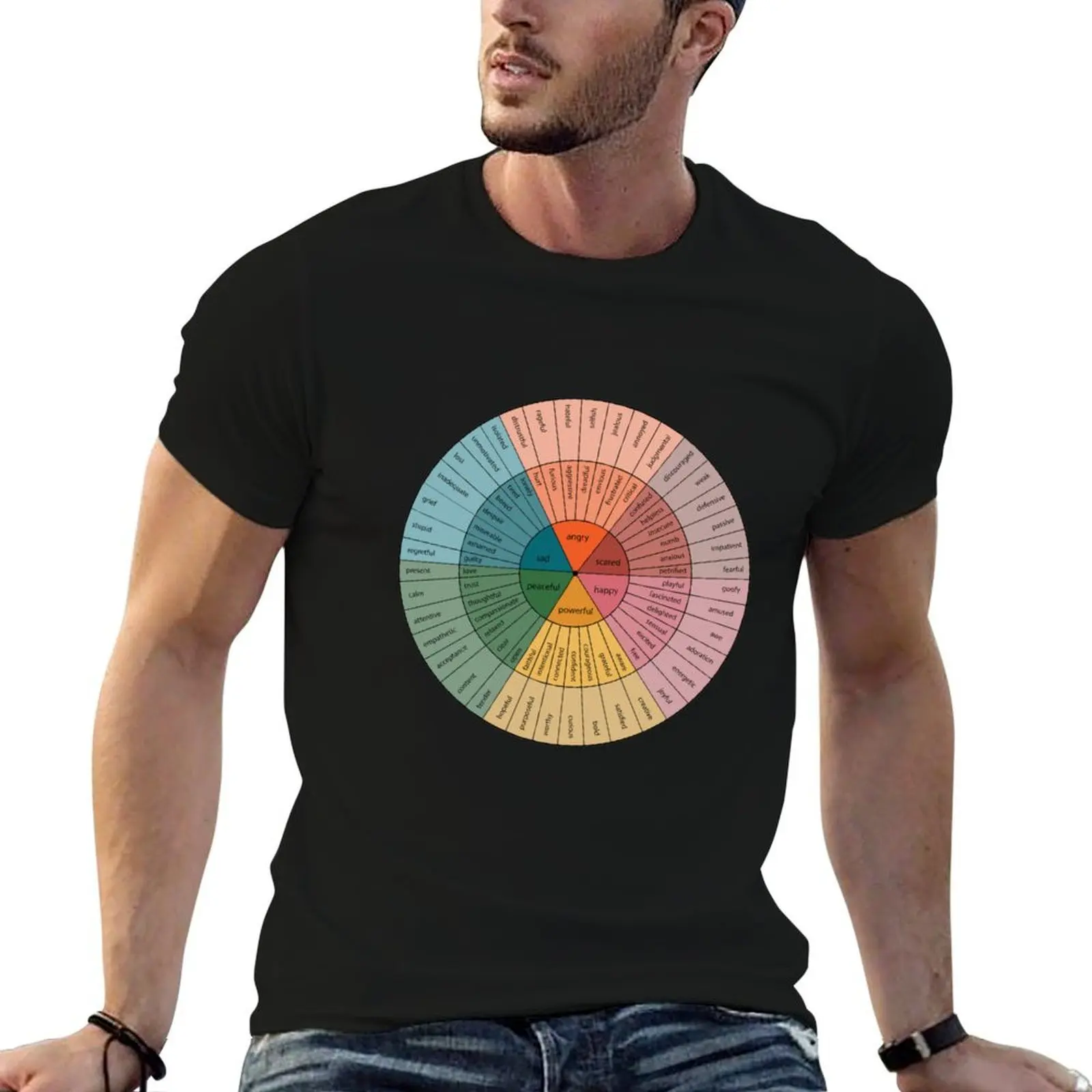 

Psychology summer Design 100% man shirt Emotion men Wheel man T-Shirt tshirt t cotton t shirt