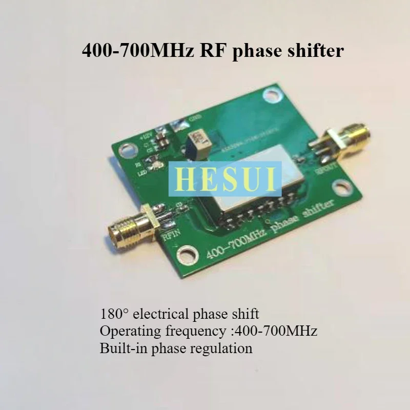 

400 МГц-8 ГГц, настраиваемый UHF RF RC автомобильный FPV БПЛА ESC, модуль фазового переключателя 180 ° Плата аналогового фазового массива сдвига фазы