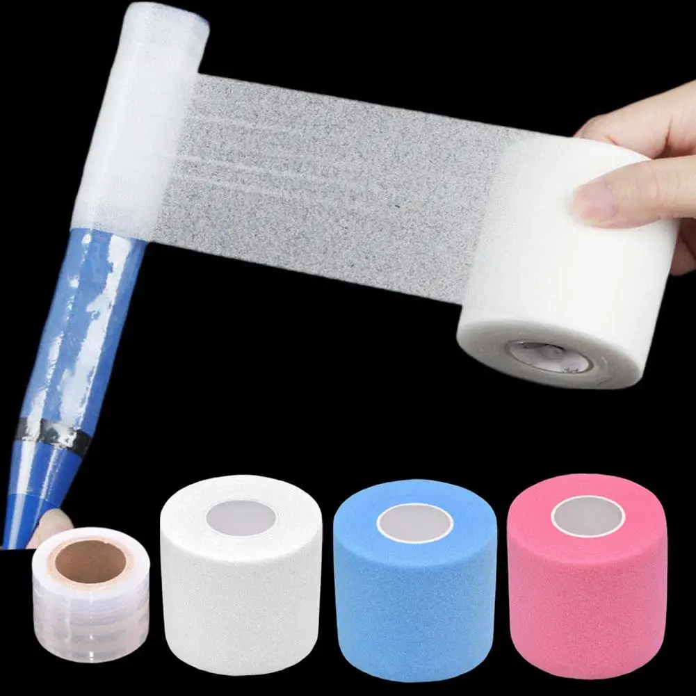 

Athletic Sponge Pre Wrap Tape Racket Grip Priming Cushioning Tape Sweat Absorbing Bandage Anti-slip Tennis Badminton Grip Tape