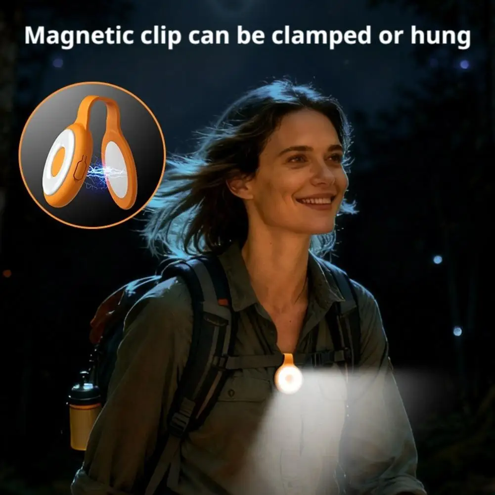 1Pc Mini Magnetic Mobile Phone Fill Light Rear Selfie Mirror Photography Assistance Portable Adjustable Tones Fill Light