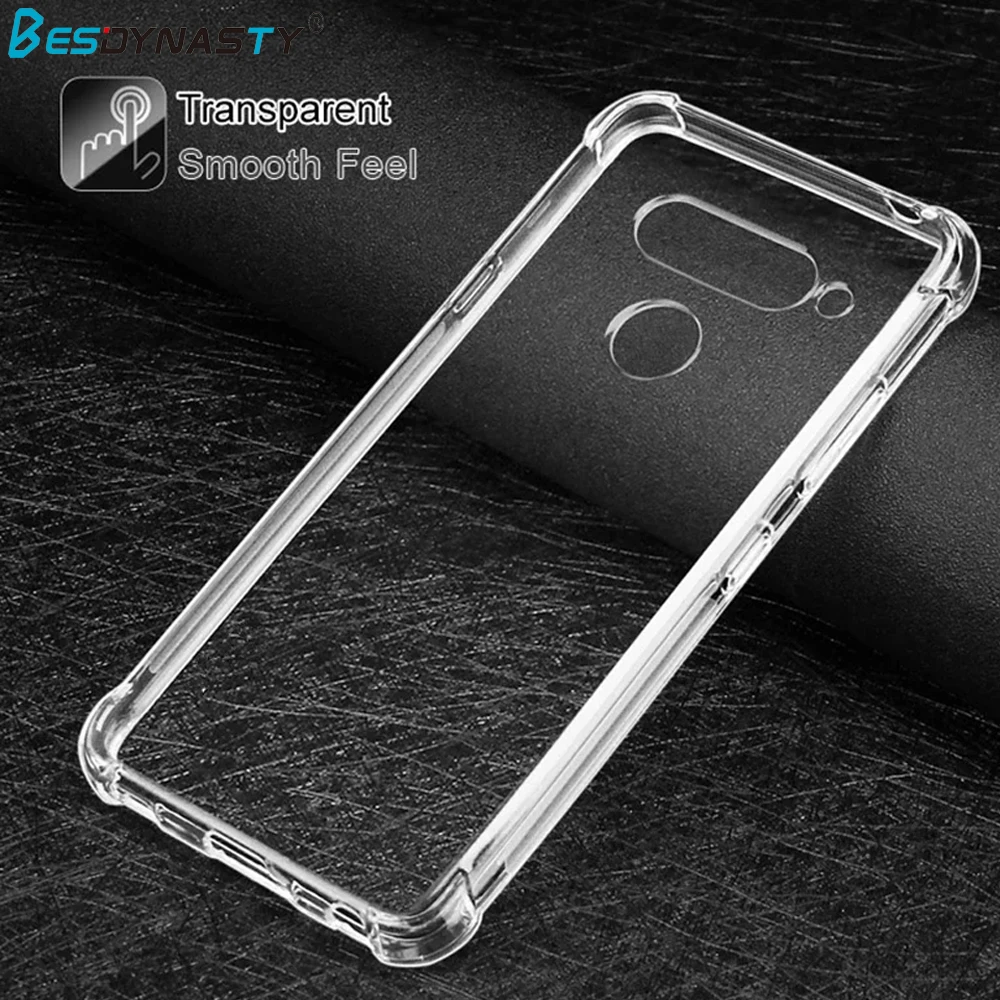 Luxury Air Cushion Shockproof Case LG G8S G8 G7 Fit V50 V40 V30 V20 Thinq Q60 G6 Airbag TPU Cover LG G7 G8S