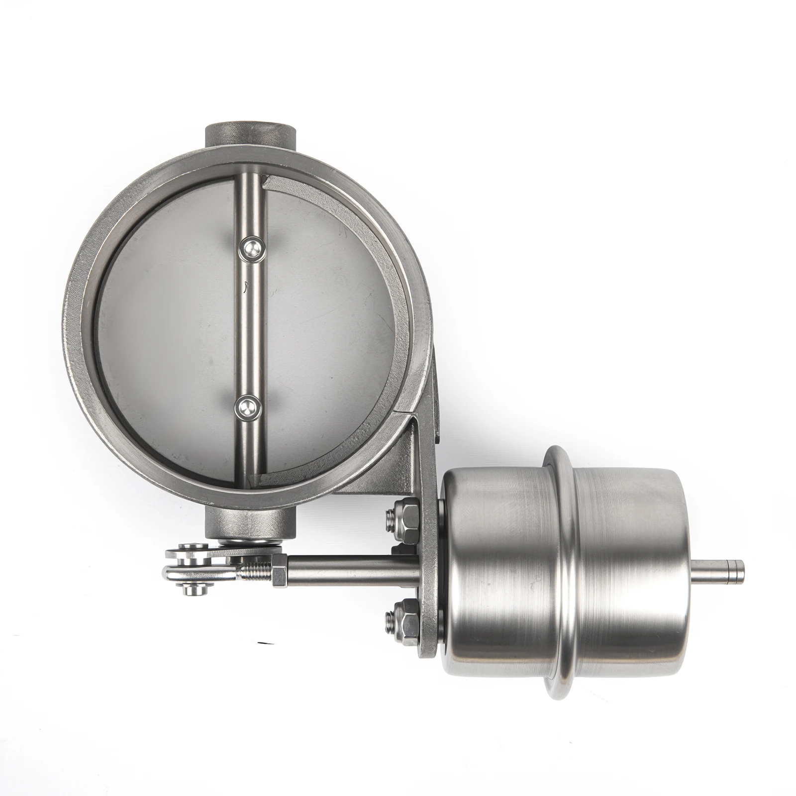 NOVO! Universal 2/2.36/2.5/2.75/3.0 polegadas três furos estilo vácuo ativado válvula de escape recorte 51/60/63/70/76mm aço inoxidável