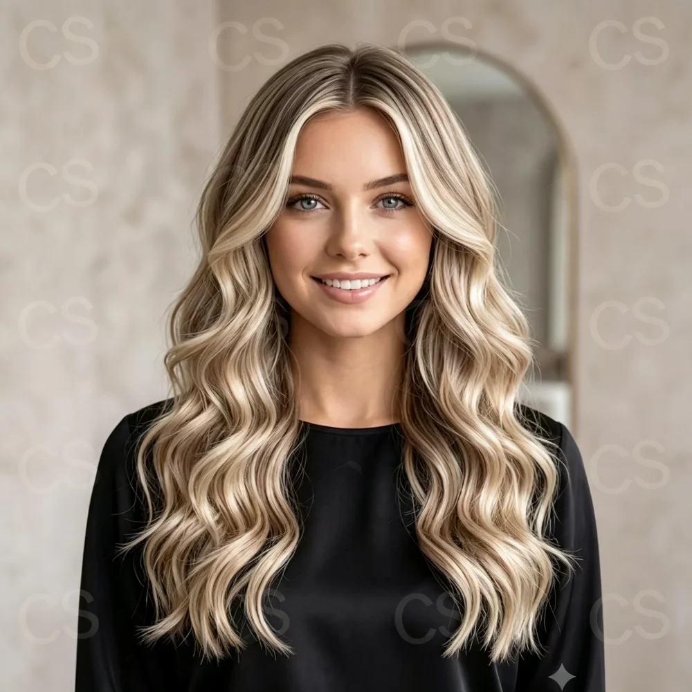 100% Human Hair Wig Soft Dyed Blonde Big Curly Wave internet famous 150 Density 13x4 Lace Front Pre Cut Fine Hair Natural Look