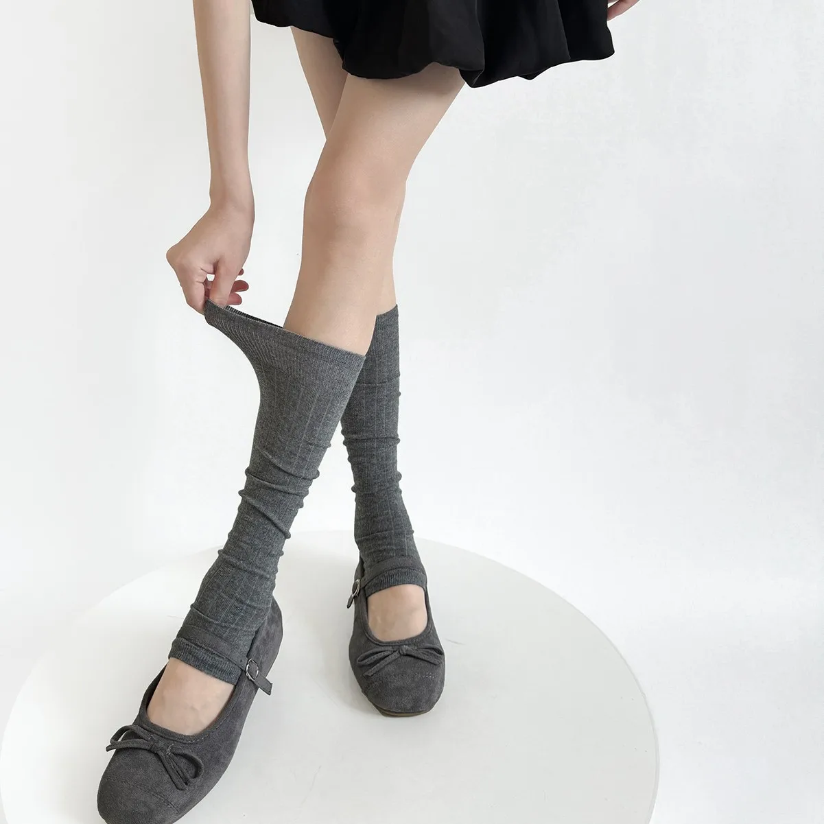 

Летние гетры, тонкие дышащие хлопковые вязаные чехлы для ног, балетный стиль, гетры в стиле Лолиты для девочек, длинные носки в стиле Лолиты, чулки