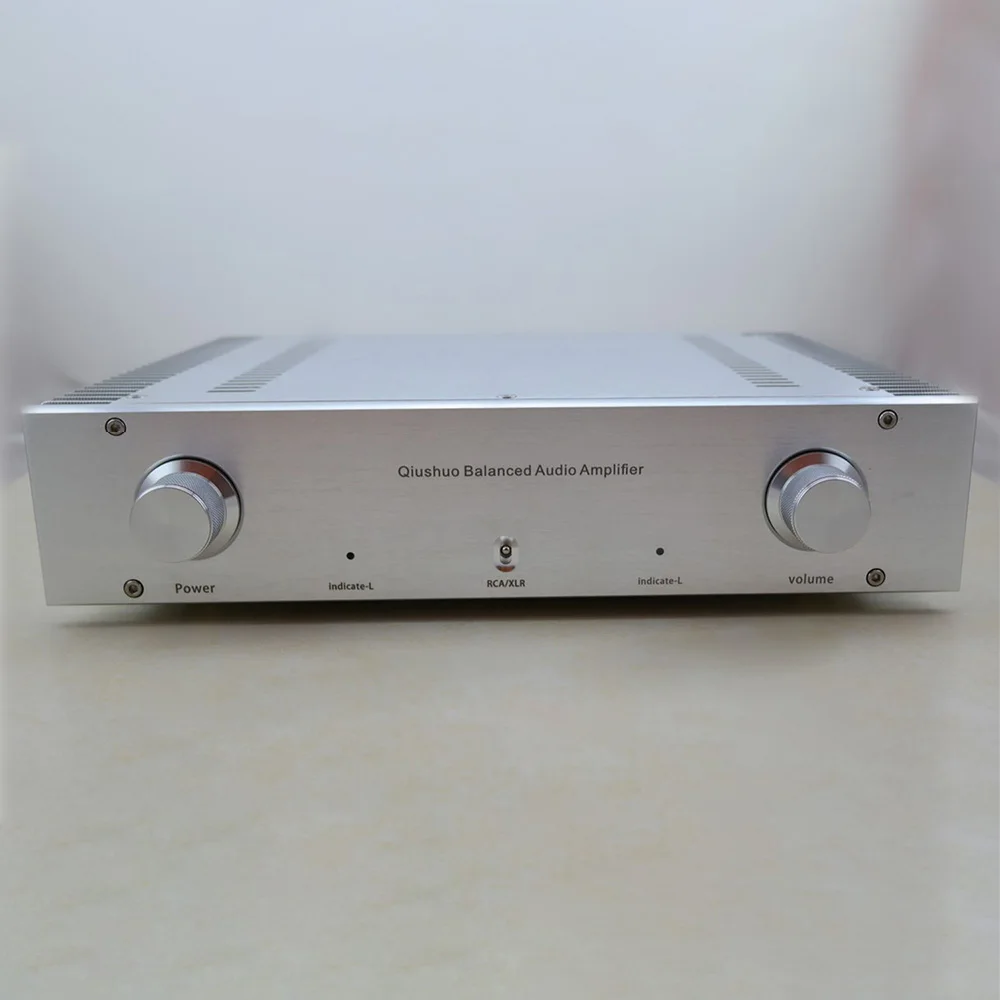 HiFi Audio Dual Channel LM1875 LM3886 SK18752 TDA7293 Parallel Fully Balanced Amplifier Q1 Field Effect Tube Amplifier