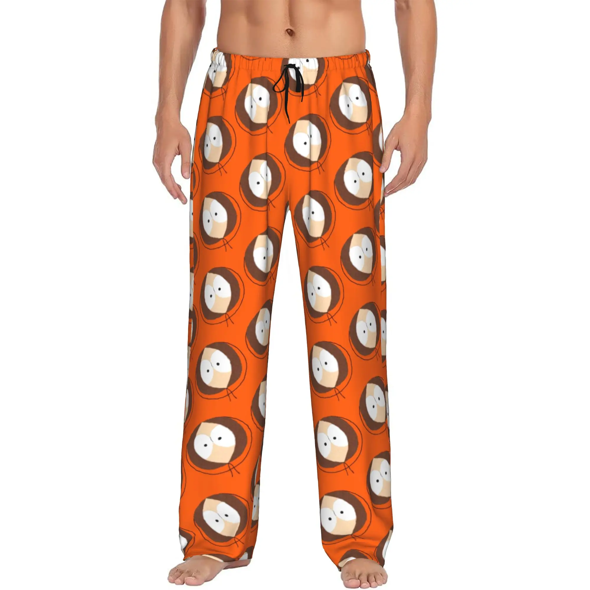 Custom S-SouthParks Pajama Pants Sleepwear for Men Elastic Waistband  Sleep Lounge Bottoms with Pockets