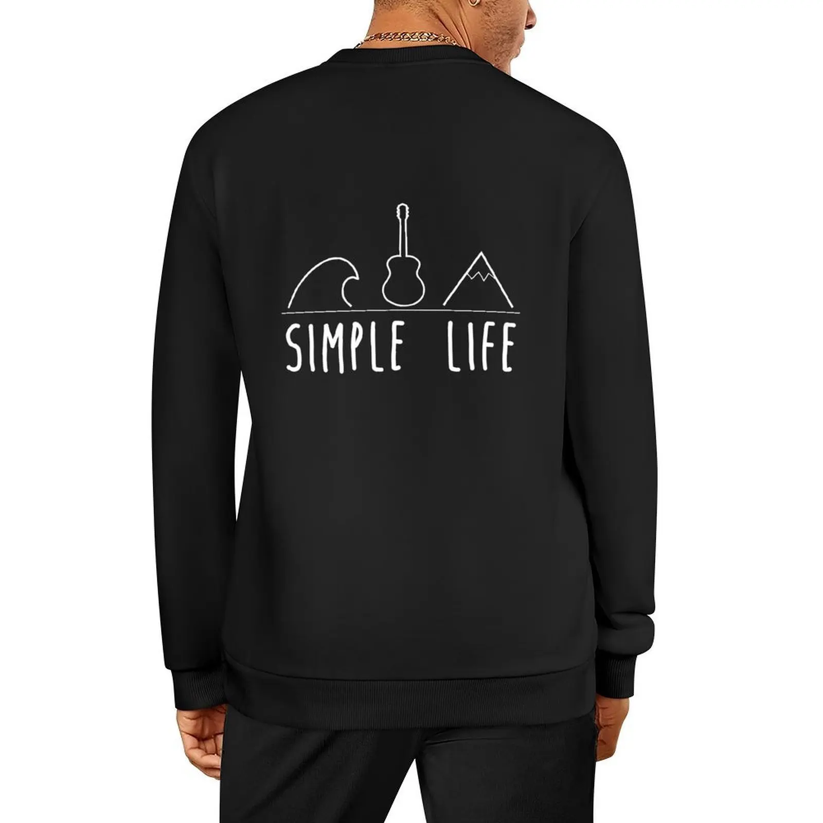 

Simple life Pullover autumn jacket men korean style clothes autumn autumn clothes new hoodies and sweatshirts