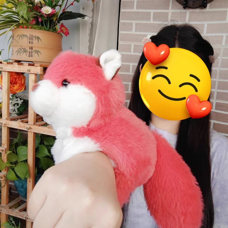 

Hot Little Raccoon Bee Fox Plush Wrist Band Simulation Slap Bracelet Series Wrist Style Cute Doll Slap Bracelet Decor Toy Gifts