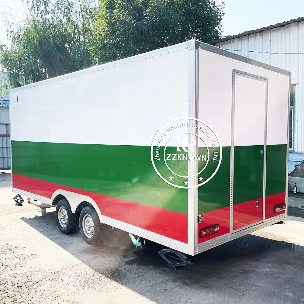 ODM OEM Mobile Spiral Potato Horse Trailer Street Food Truck Hamburger Pizza Ice Cream Mini Food Trailer Fully Equipped