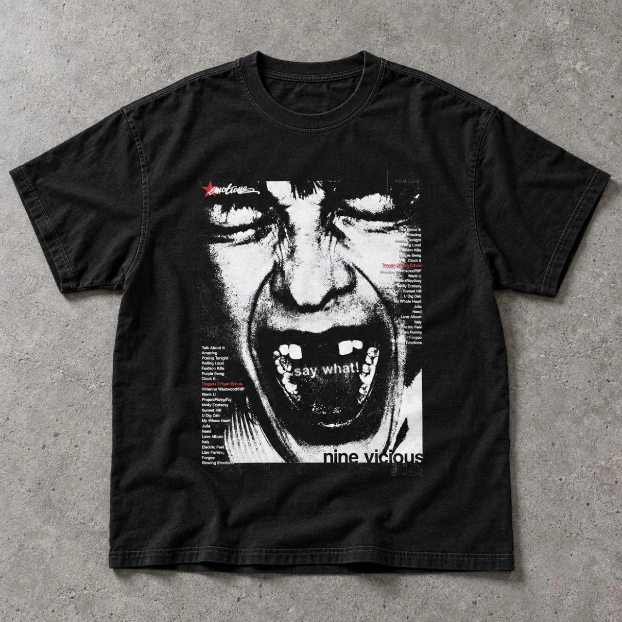 T-shirts featuring trendy prints, gothic style, Y2K Harajuku style, retro millennial-era fashion T-shirts, loose fit, unisex