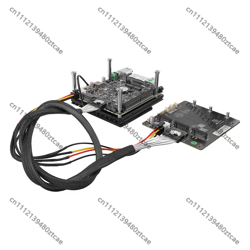 N100 N305 NAS Mainboard Kit 7 M.2 NVMe DDR5 Dual 2.5G Ethernet Storage Server Accessory Set
