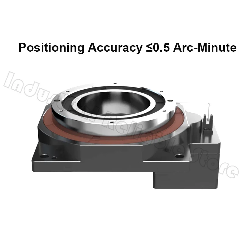 High Quality Hollow Rotary Platform 10:1 18:1 Ratio Turntable Gearbox Reducer for 86mm NEMA 34 Stepper Motor 750W Servo Motor