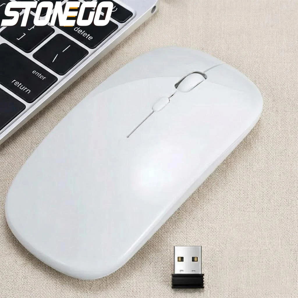 

Ультратонкая беспроводная компьютерная мышь, перезаряжаемая, 2,4G, оптическая, бесшумная, с USB-приемником, портативная, легкая, эргономичный дизайн