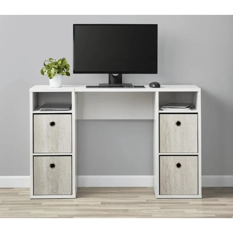 

4-Cube Storage Desk, computer desk office table furniture