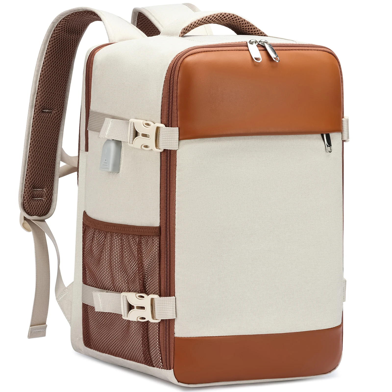 EZUOLA Ryanair 40x20x25 und Easyjet 45x36x20 Kabinentasche Reiserucksack Unisex Laptop Rucksack Outdoor-Reiserucksack Student.School 5