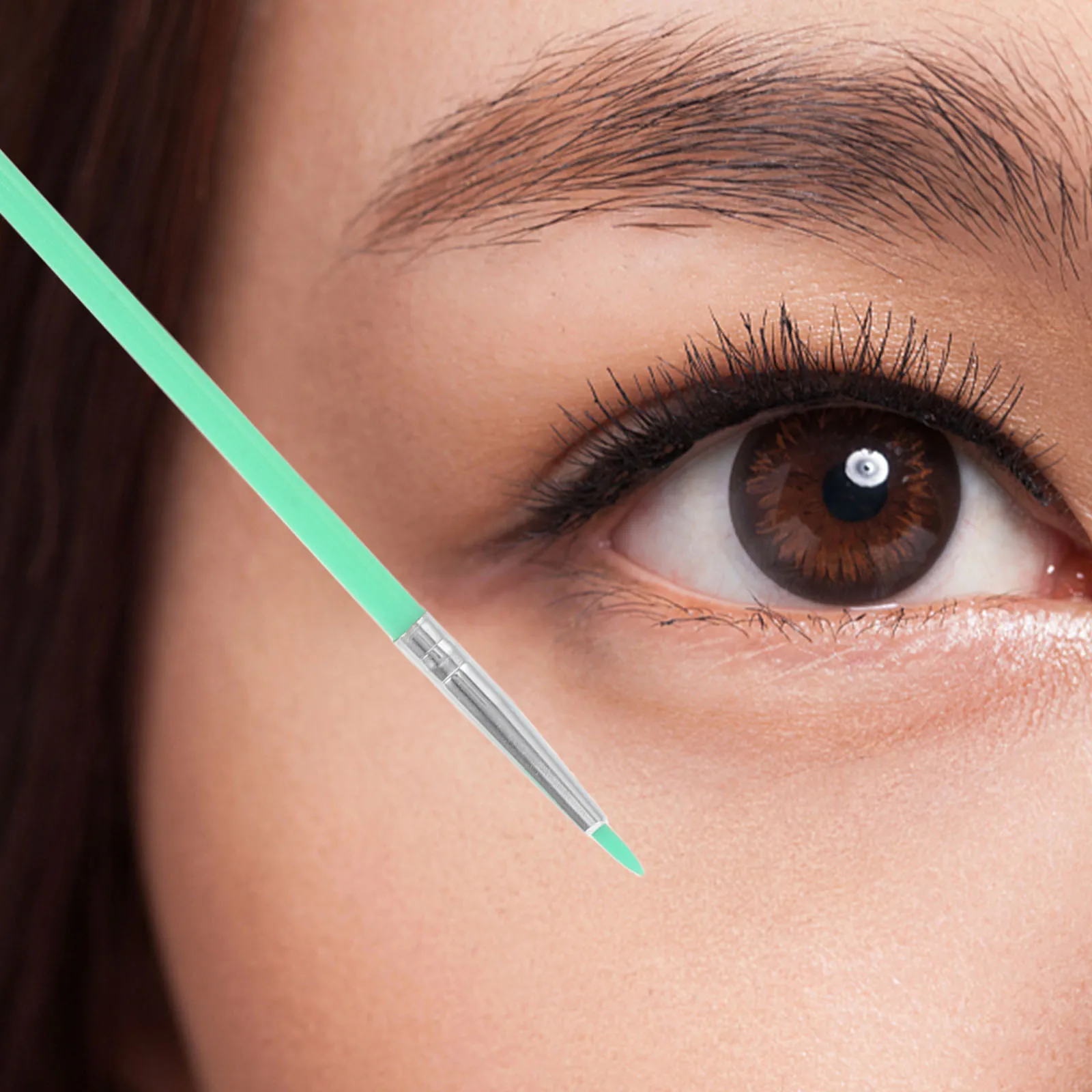 مجموعة واحدة من فرش مكياج السيليكون للتجميل، أداة توزيع الوجه الناعمة متعددة الوظائف لقناع كريم الأساس لظلال العيون وأحمر الخدود #5