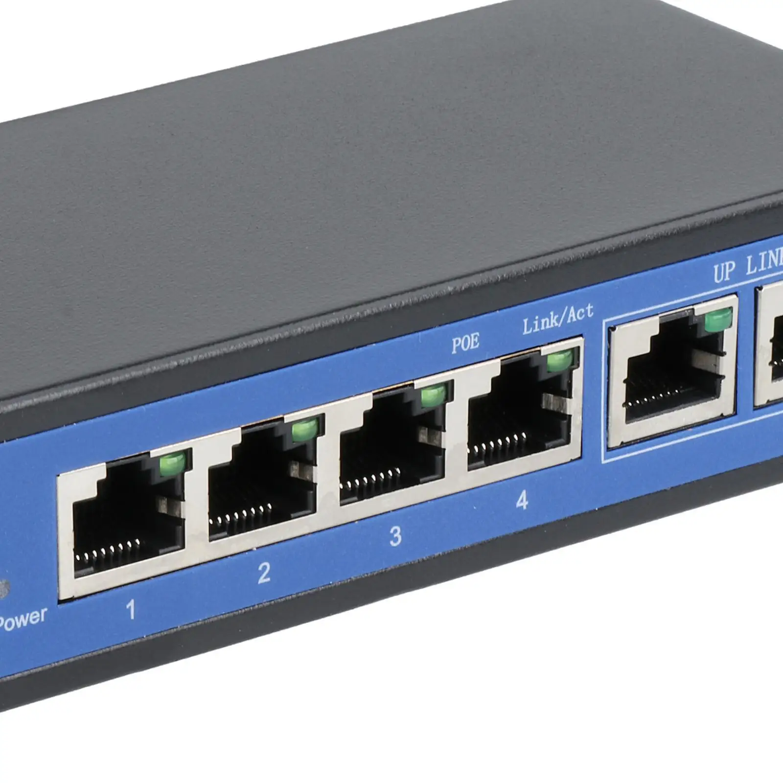 POE Switch Network 6-Port with 4-Port PoE 0Mbps Power over Ethernet Switch - Designed for Use