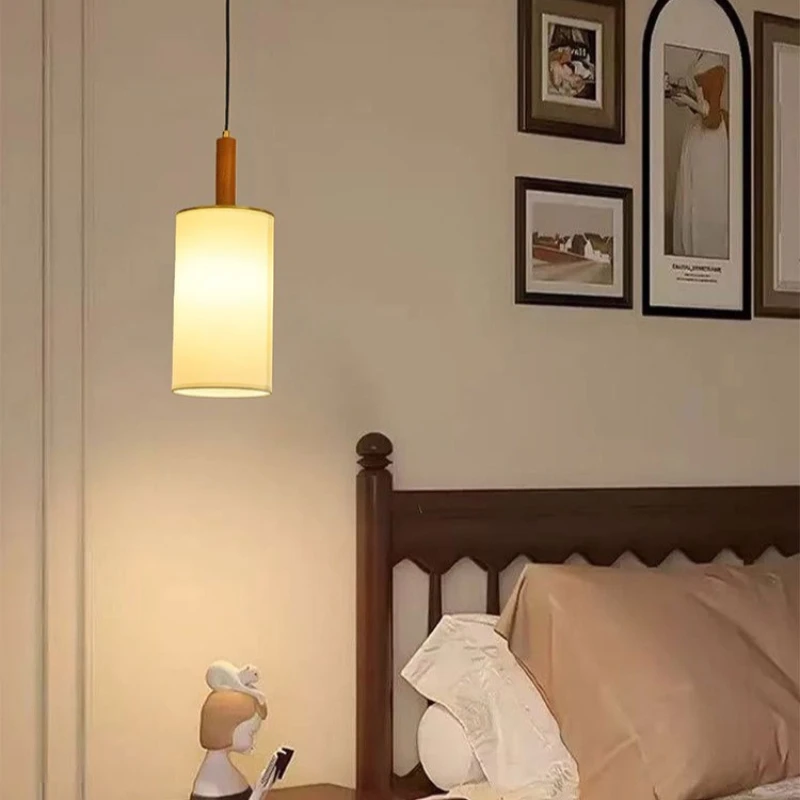 Tricolor Chandelier Retro Restaurant Corridor Ceiling Lamp Scalable Flicker Free LED Pendant Light High Color Rendering Lights