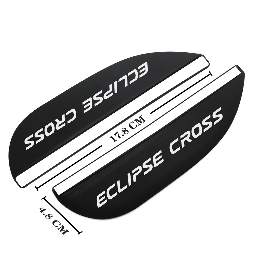 Auto Rain Eyebrow For Mitsubishi ECLIPSE CROSS PHEV OUTLANDER ASX LANCER EX CALANT PAJERO Ekx MIRAGE Car Rearview Mirror Sticker