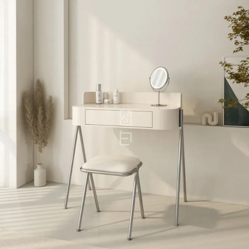 Light luxury ins cosmetic table and chair combination bedroom desk storage table