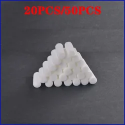 20/50 Pcs High Pressure Pump Filter White Fiber Cotton Filters Air Compressor System 10*25mm Cleaning Water Separator Fittings