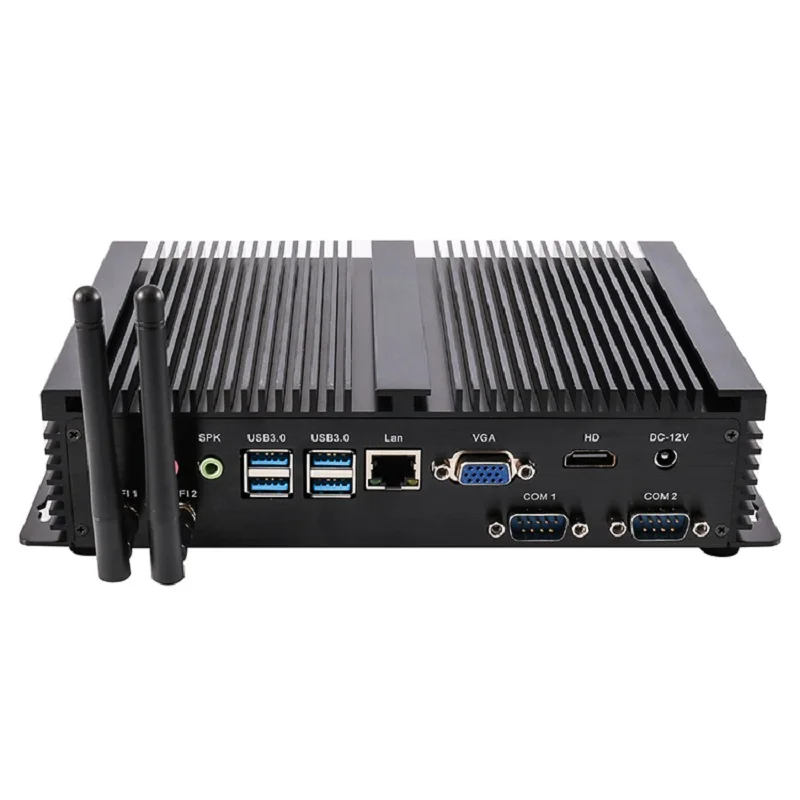 Mini PC Industrial sin ventilador Intel de 11. ª generación, sistema Barebone, computadora 2xDDR4, ranura de Ram, HDMI, VGA, 7 x USB, WiFi, 1165G7 i7, i5 1135G7