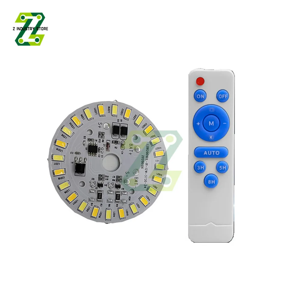 3.2V 3.7V Light Control Solar Lamp Circuit Board Solar LED Driver Board With Remote Control