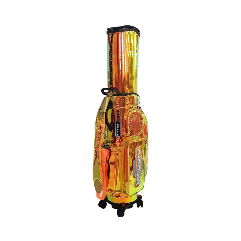 Portable Colorful Golf Bag with Manual Rolling and Sliding System, Comfortable Shoulder Strap and Club Storage Function