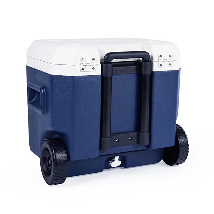 Ice Chest Cooler Box With Lock Wheel/Hard Can Coolers Keep Food Fresh Perfect For Fishing Boating view 4