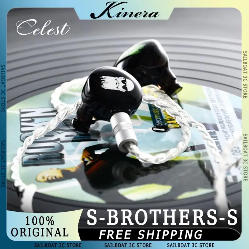 

Kinera Celest S-BROTHERS-S In Ear HiFi Earphone LCP Diaphragm Hardcore Tri-frequency Music Headset With Detachable Cable Custom