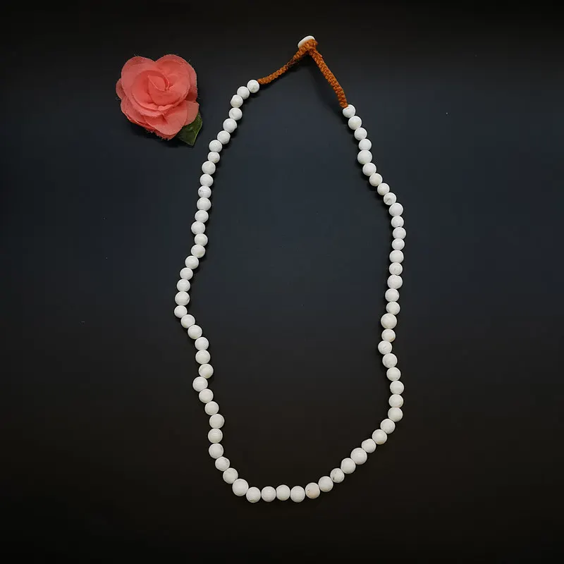 

Real Conch Shell Beads Strand from Himalayan Nepal Hand Polished Conch Shell Beaded Necklace TNL476