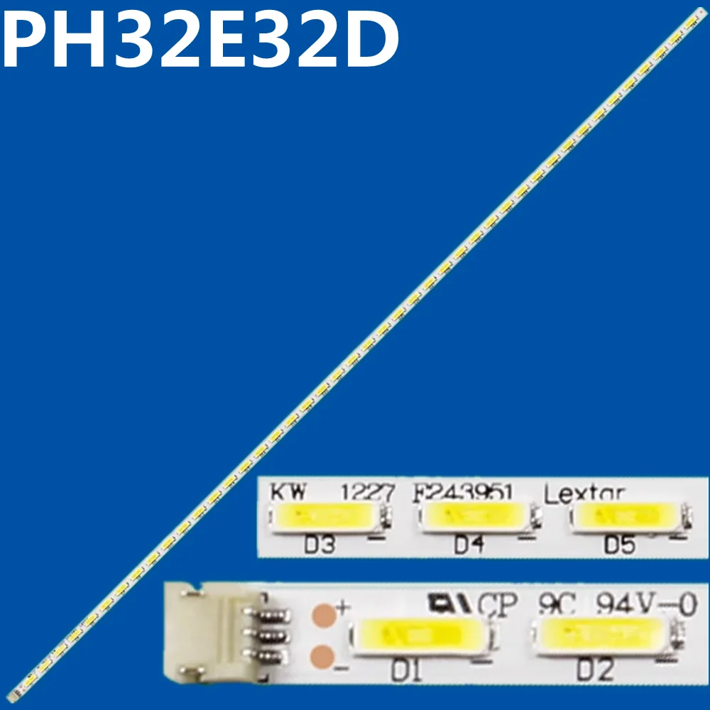 10PCS 406MM LED Backlight Strip 44leds For  HBTV32L05HD PH32E32D