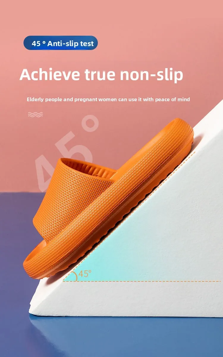 Neue ultraweiche Indoor-Outdoor-Hausschuhe für Damen und Herren, dicksohlige Paar-Flip-Flops für den Innen- und Außenbereich. – Detail 5