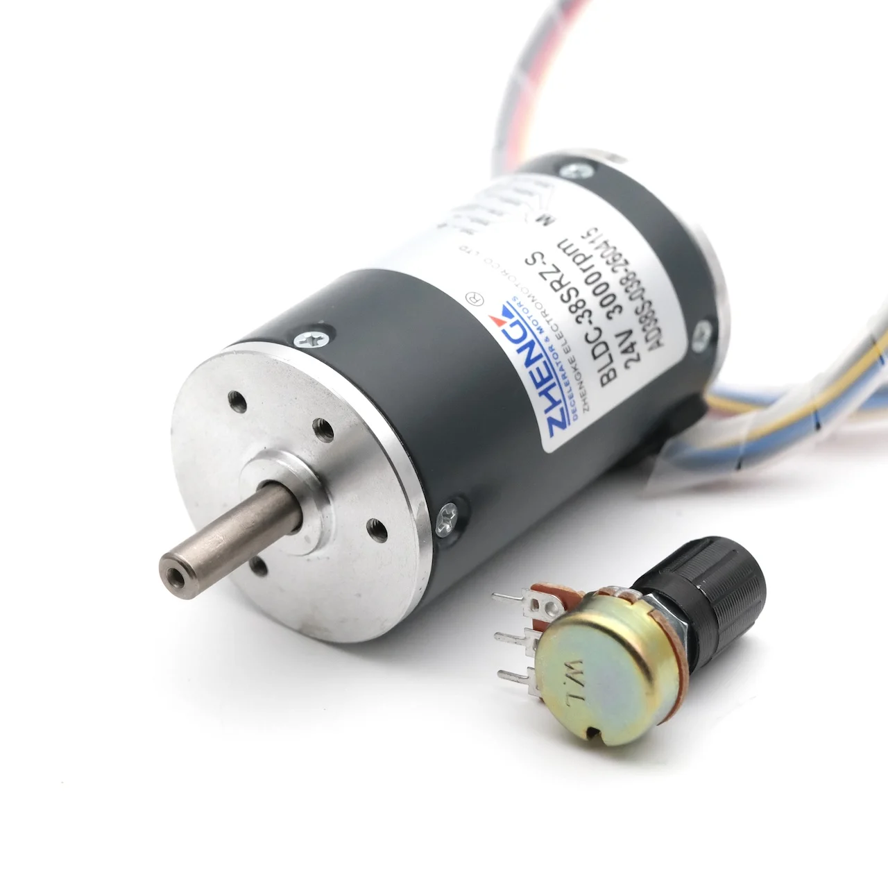 BLDC-38SRZ-S Brushless DC Motor 12V 24V Speed Regulation/Constant Speed 38MM Diameter With Built-in Drive 3/6 Wire