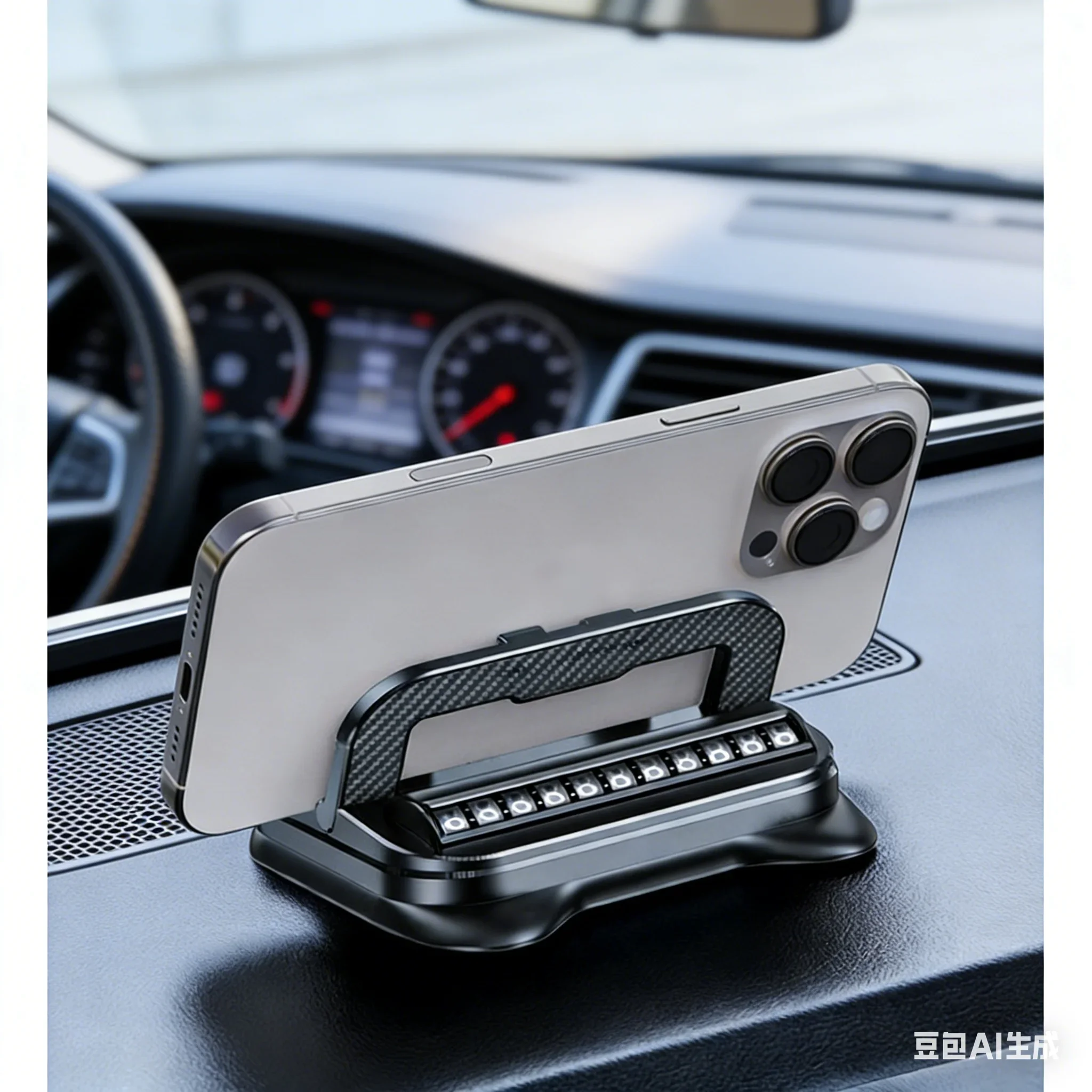 Adjustable Car Phone Holder 360 Degree Rotation Suction Cup Fixed Non-Slip Car Mobile Phone Navigation Bracket Phone Accessories