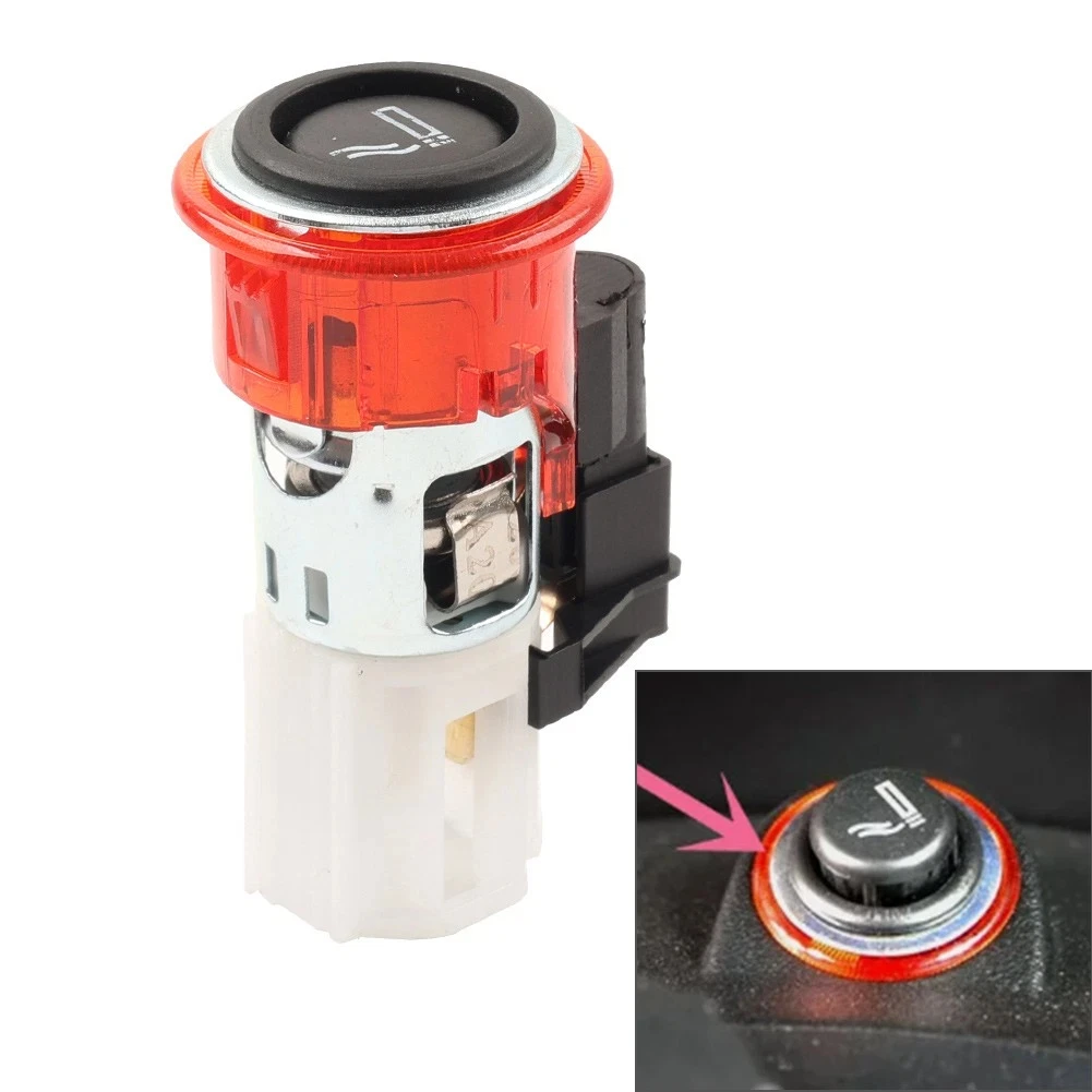 

Car Light Socket Assembly For -VW Golf/Jetta/Tiguan/Passat 1987-2014 OE 1J0919341A/1J0919307 Silver&Red Stable Accessory